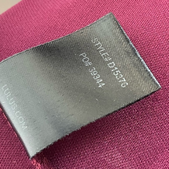 Lulus Air of Romance Burgundy Maxi Dress size small - Picture 5 of 6